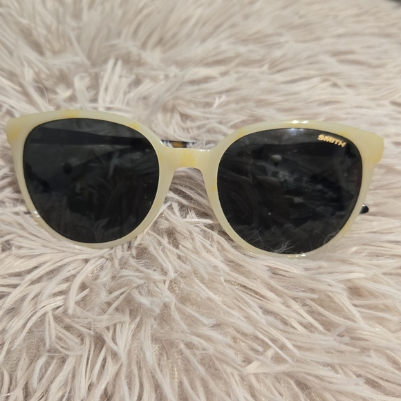 SMITH CHEETAH 54MM CHROMAPOP(TM) POLARIZED ROUND SUNGLASSES - IVORY TORTOISE - Picture 14 of 14